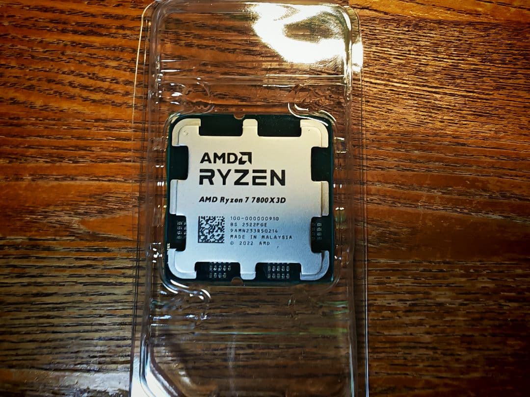 AMD Ryzen7 7800X3D 新品未使用