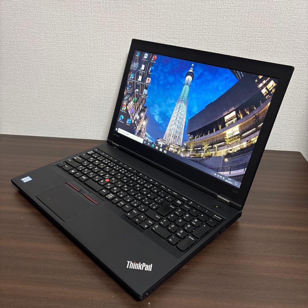 高速SSD！起動時間約10秒！ThinkPad高性能15.6型ノート