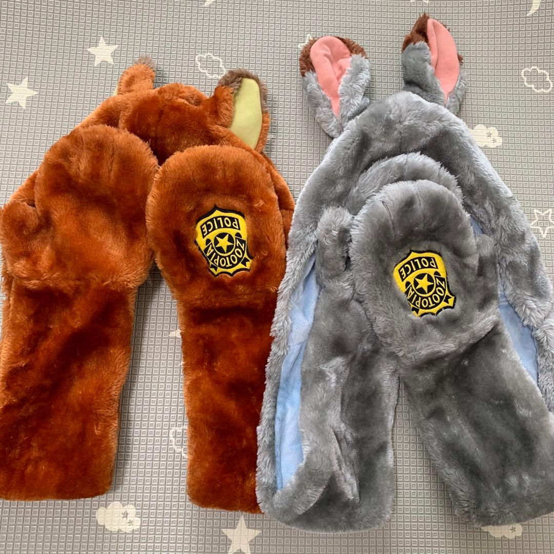 ニック ジュディ フード付きマフラー ズートピア - メルカリ