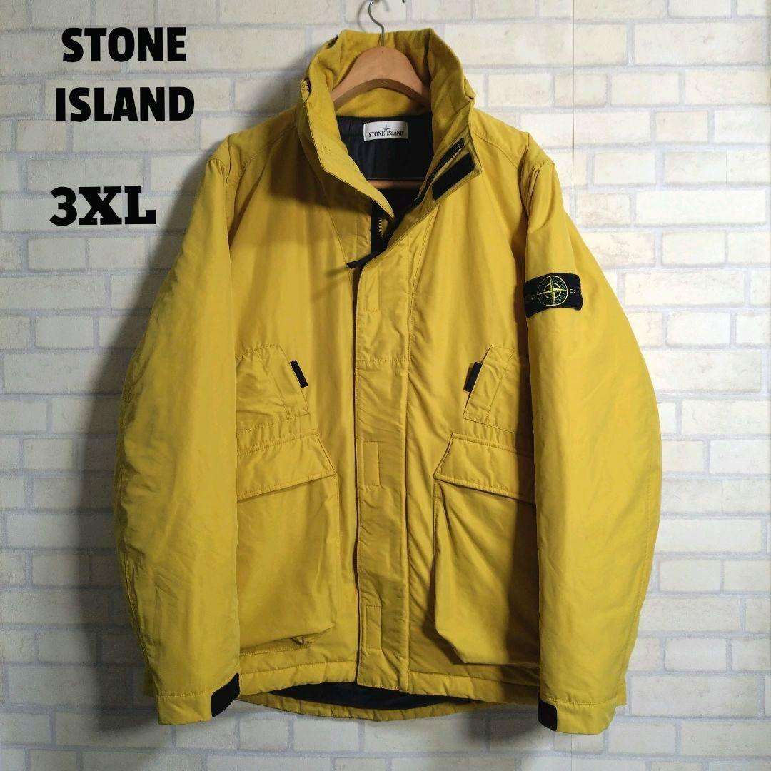 ストーンアイランド☆ビッグサイズ プリマロフト 中綿 ジャケット 黄
