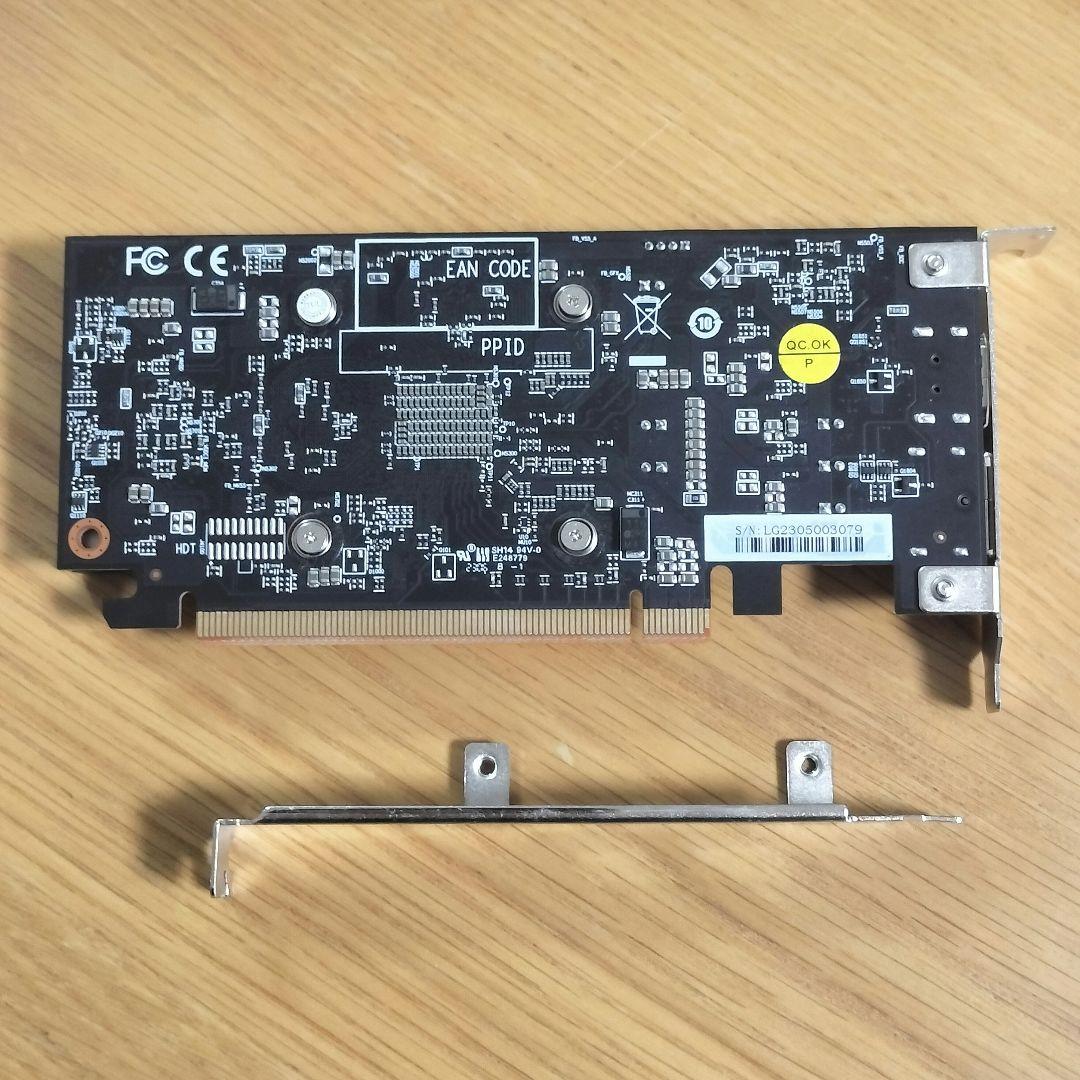 玄人志向 Radeon RX 6400 ロープロ対応 LP対応 箱なし グラボ