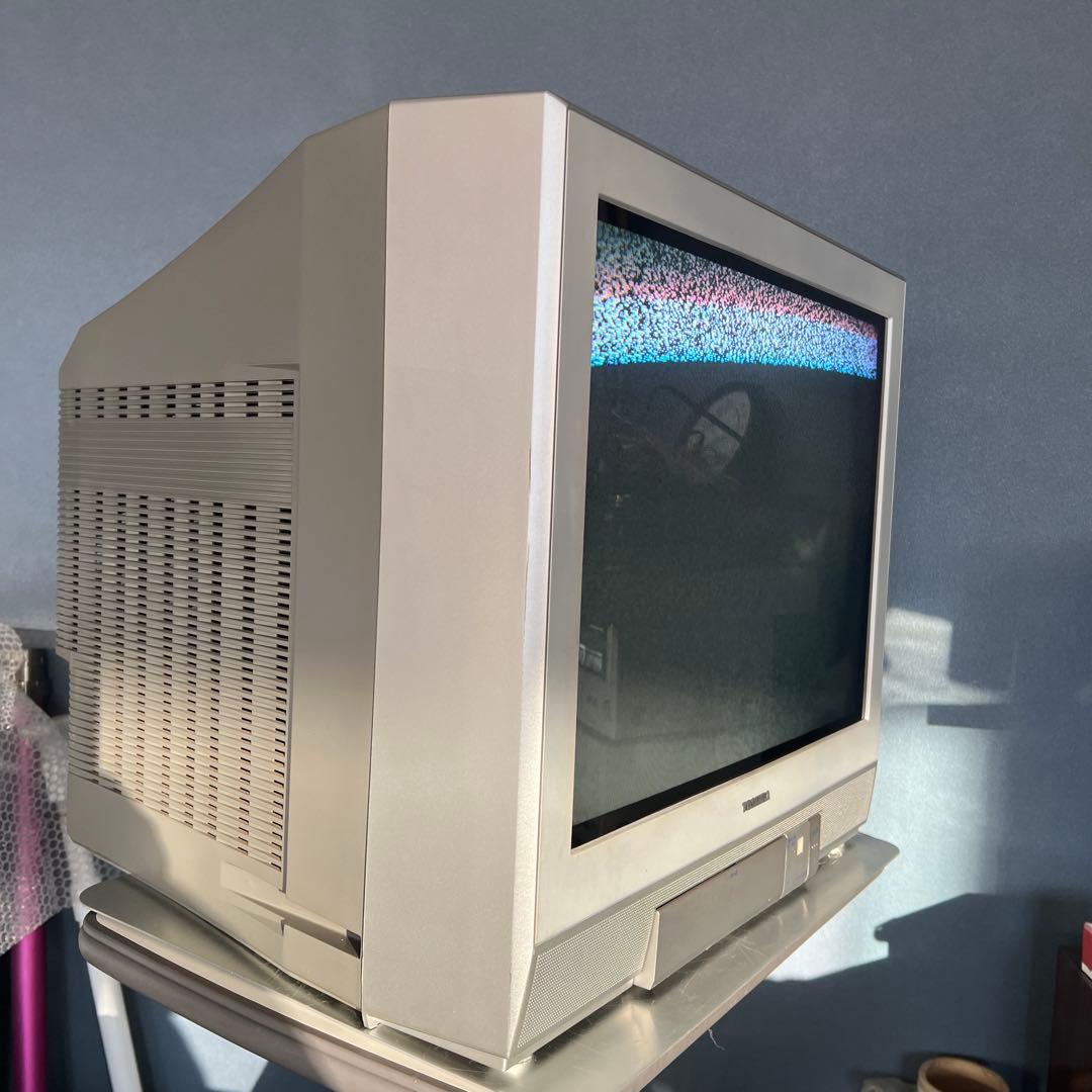 【動作品】 東芝 ブラウン管テレビ 21インチ 21FFG03リモコン付き