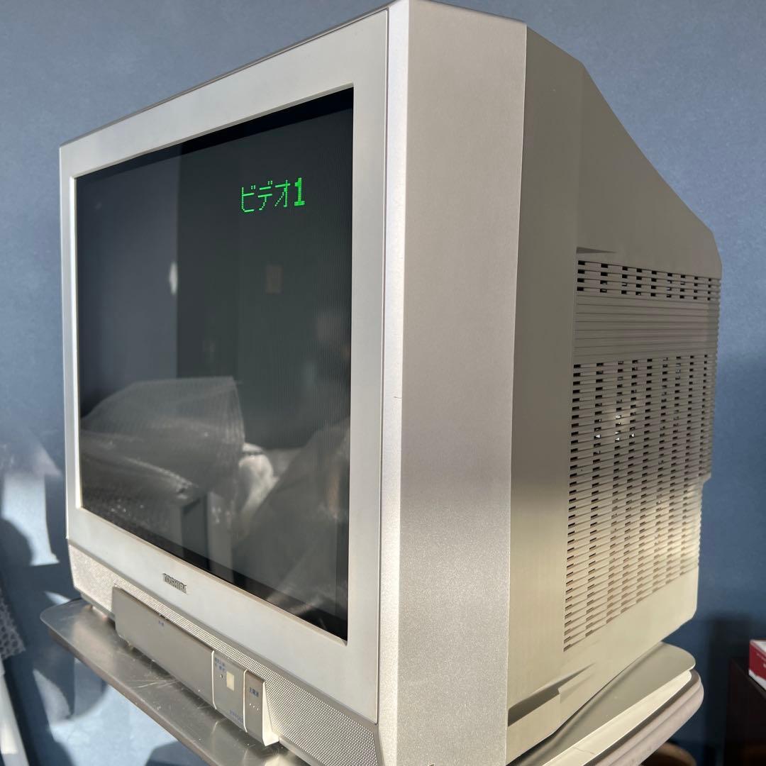 【動作品】 東芝 ブラウン管テレビ 21インチ 21FFG03リモコン付き