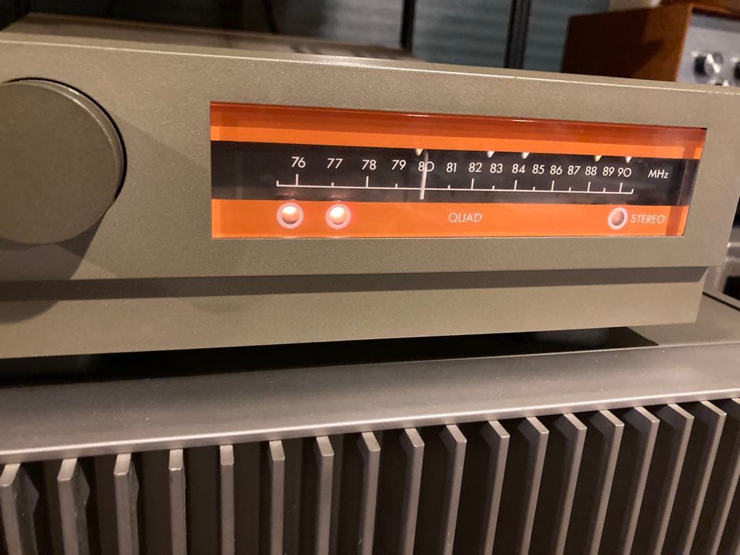 希少名機 英国QUAD FM3 FMチューナー日本バンド仕様ステレオ受信確認済み