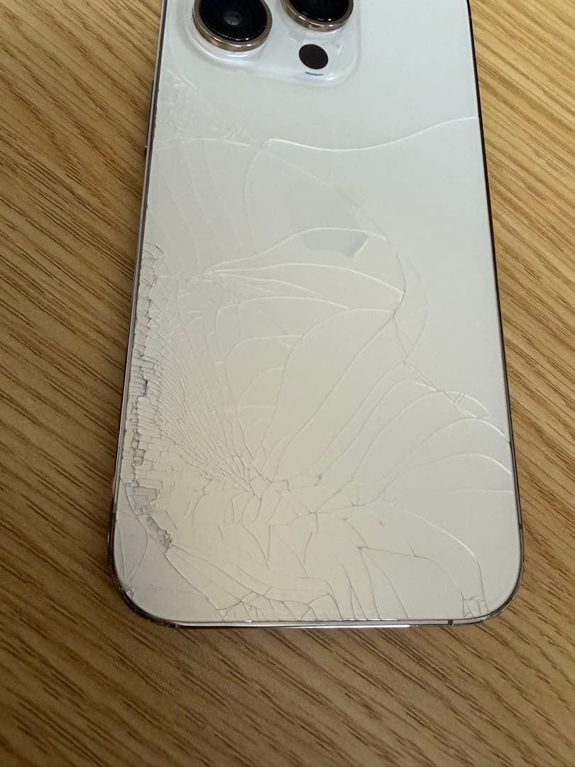 iPhone 14 Pro 512GB ゴールド 背面割れあり