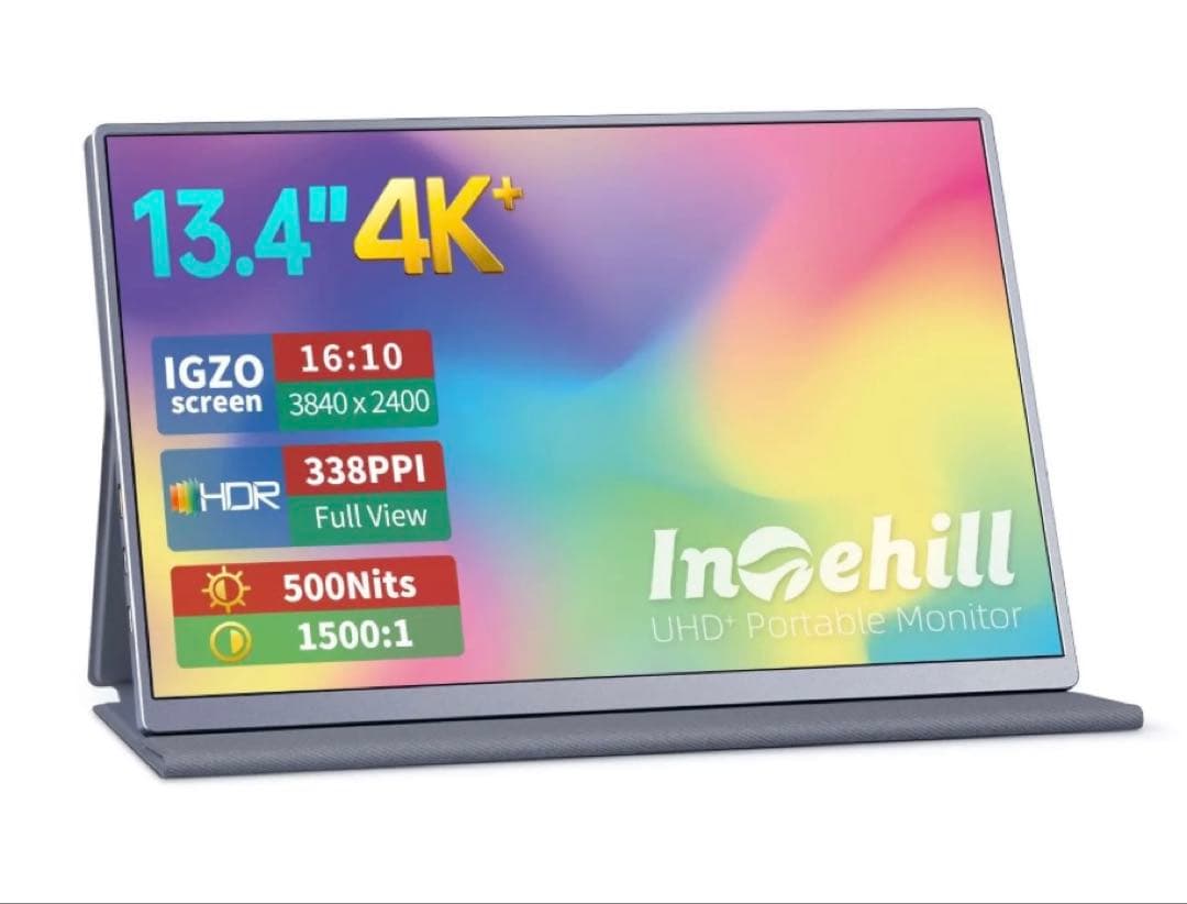 Intehill モバイルモニター 4k 13.4 インチ U13NA