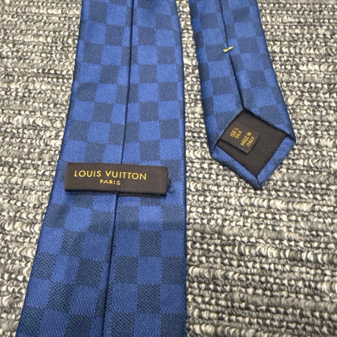 ルイ・ヴィトン チェック柄 ネクタイ - メルカリ