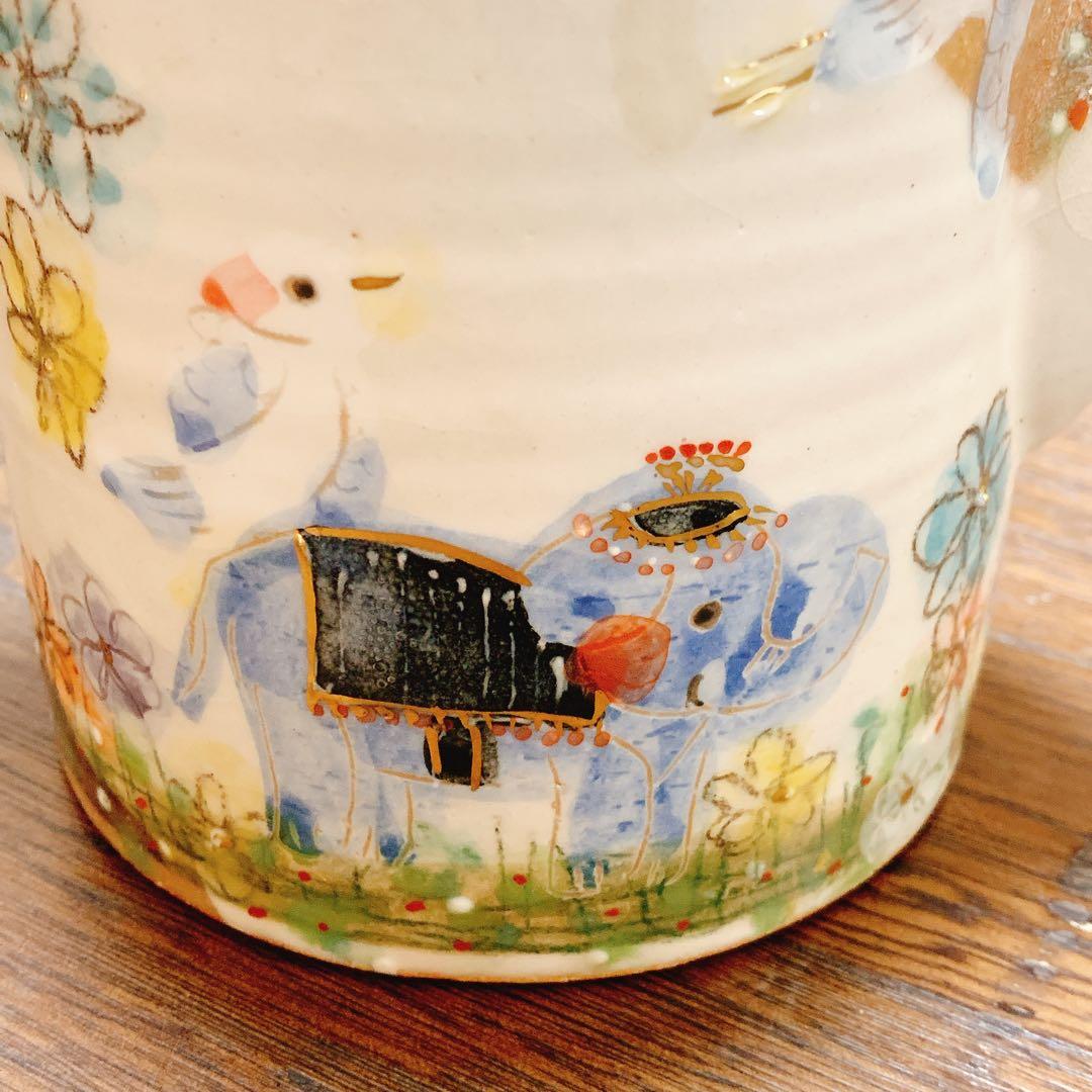 内藤加奈子さん 急須 kakko 象 鳥 ポット 作家 陶器の通販｜burbruthu