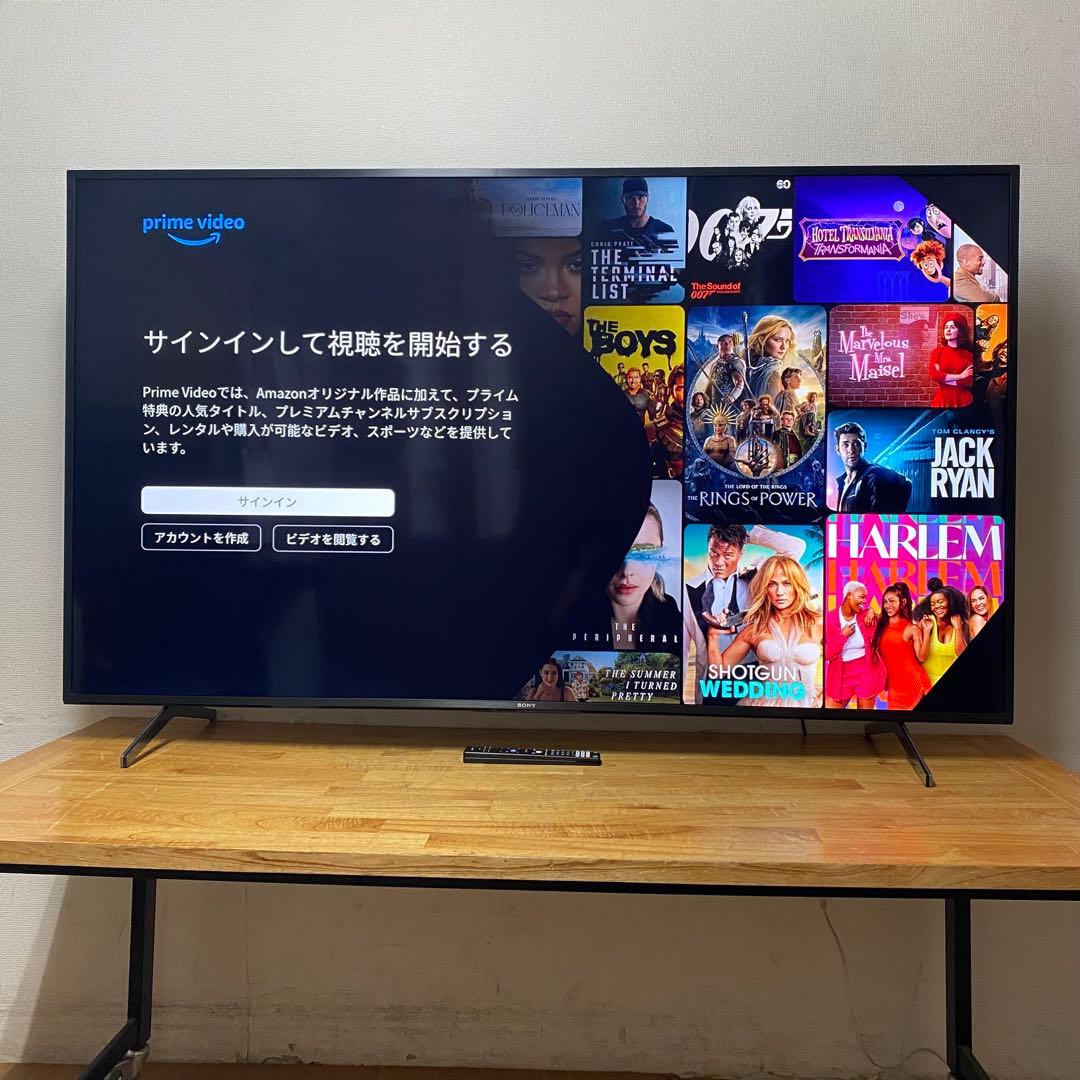 SONY 75インチ 4K 液晶テレビBRAVIA KJ-75X8000H