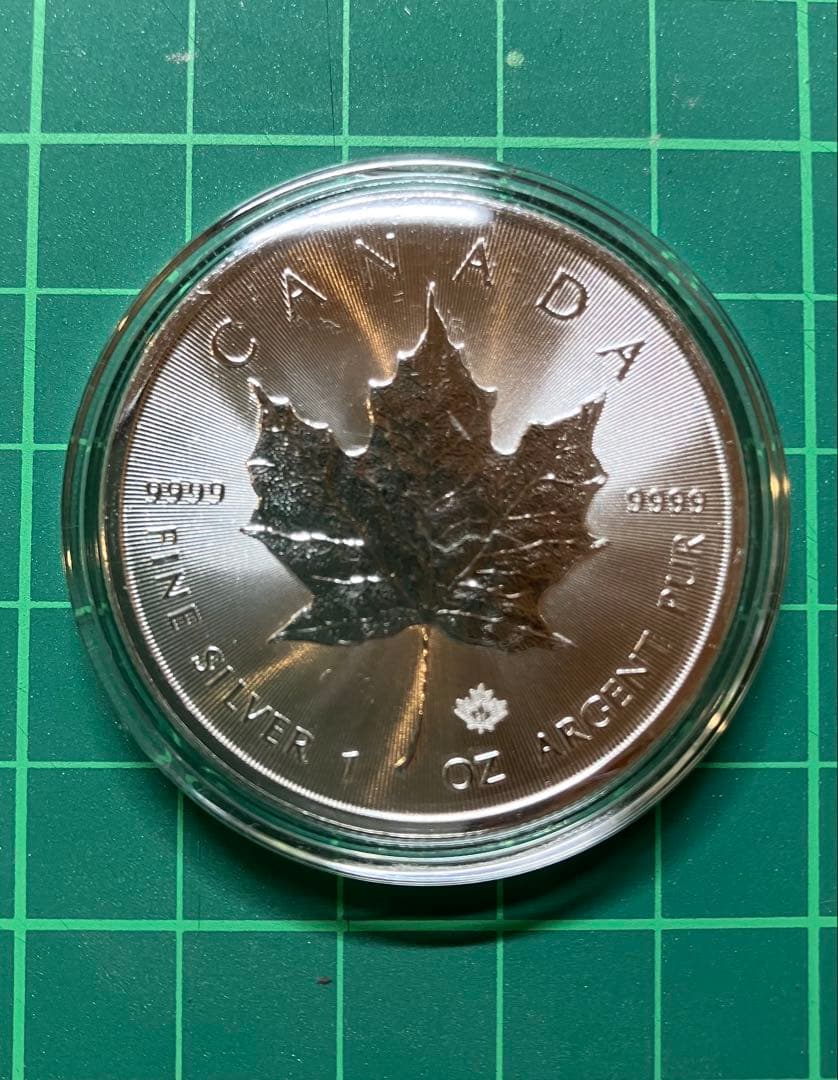 カナダ・メープルリーフ銀貨 1オンス 5ドル 2021年 カナダ メイプルリーフ銀貨 1オンス 5ドル 2021年｜Yahoo!フリマ（旧