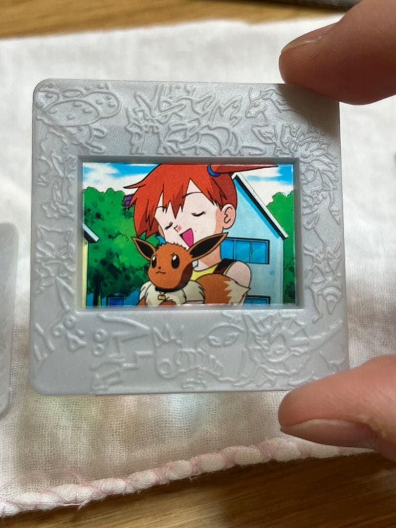 明治 Meiji ポケモン ピクチャーフレーム カスミ・イーブイ、エレブー