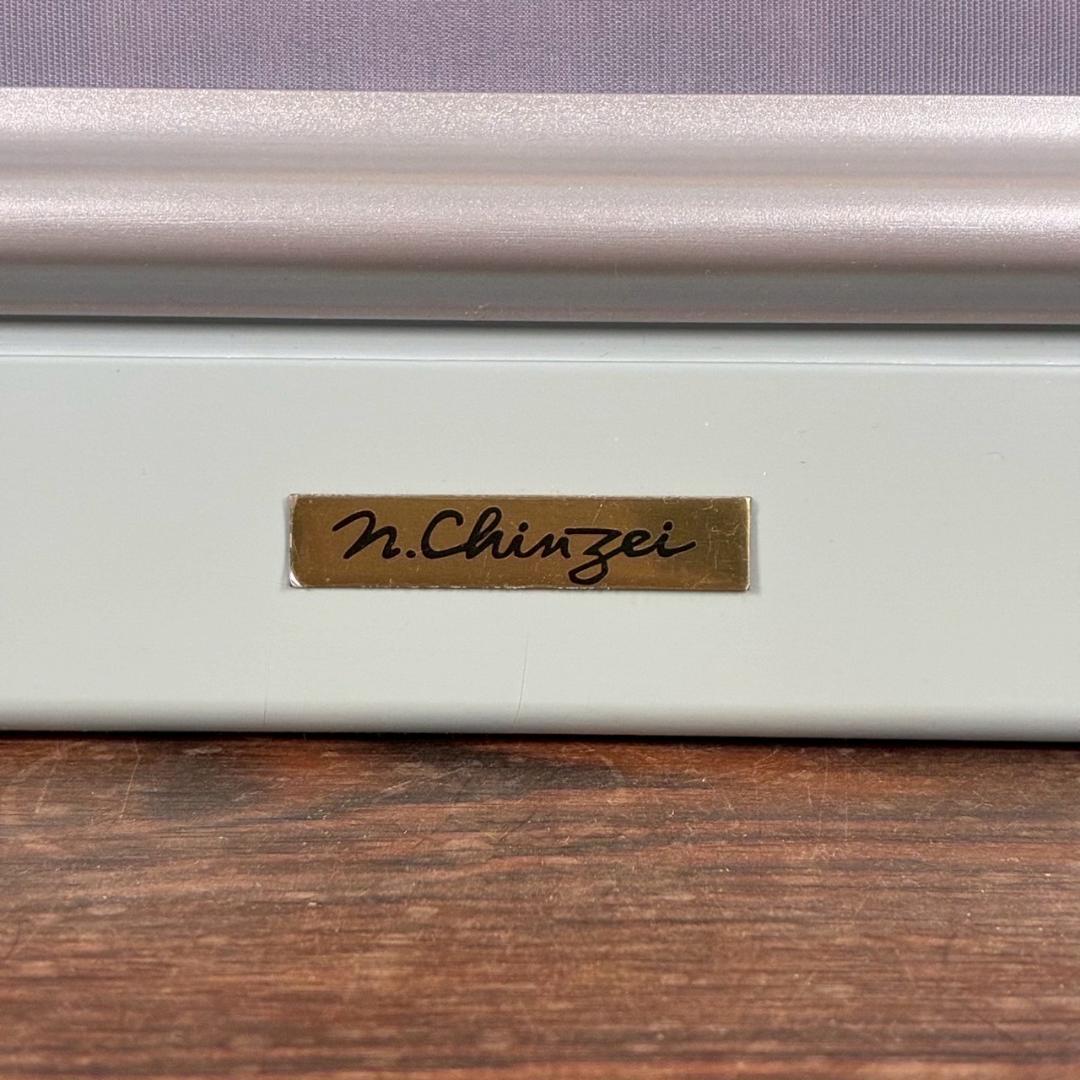 美品 鎮西直秀「瑞彩 御前崎旭光」油彩画 油絵 直筆サイン・印入 一枚