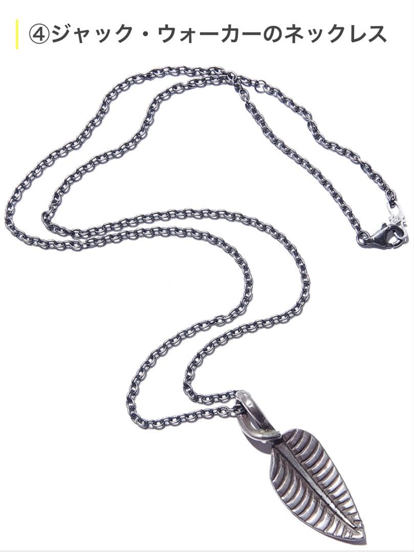 ジャックウォーカー　シンパシーオブソウルコラボネックレス SYMPATHY OF SOUL（シンパシーオブソウル） Old Feather Necklace