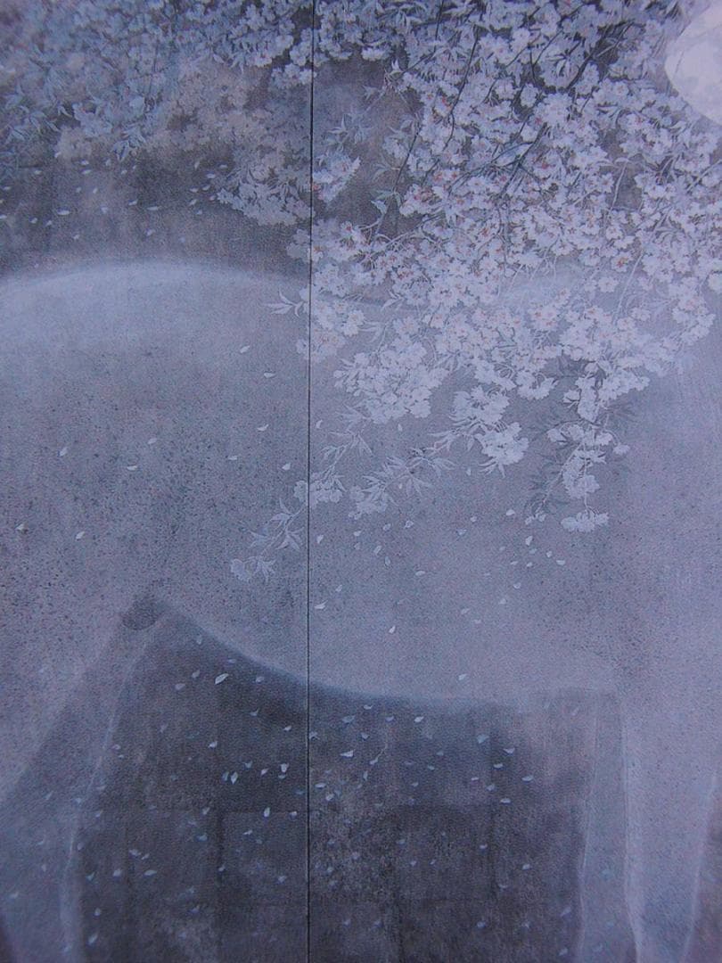 西田俊英、【きさらぎの月】、希少な額装用画集より、新品額装付