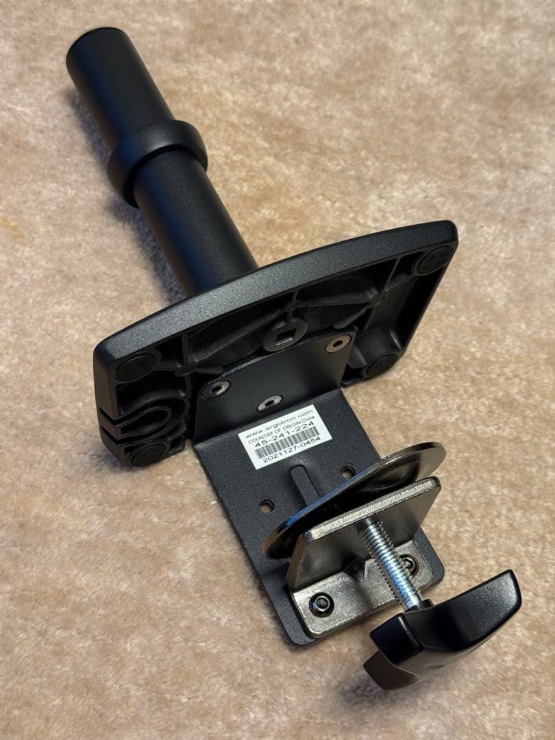 エルゴトロン LX モニターアーム・トレイ・補強プレート 3点セット