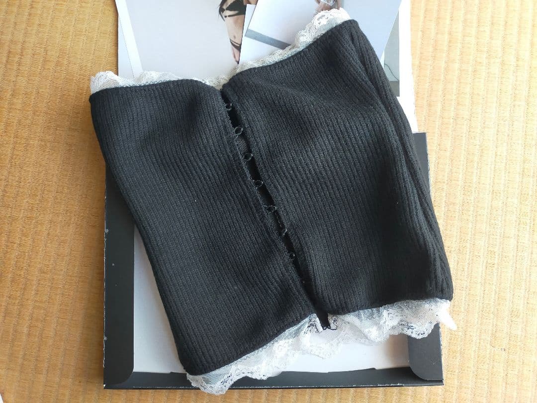 トップス MOOL Lingerie innerchild Rib lace tops S