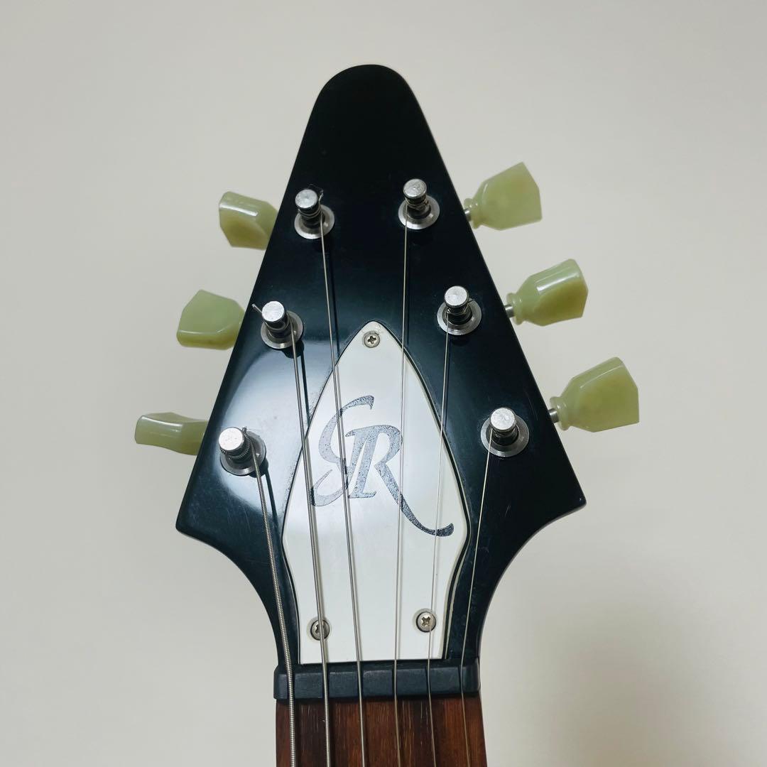 グラスルーツ GR-FV-32 スピーカー内蔵 エレキギターフライングV 希少