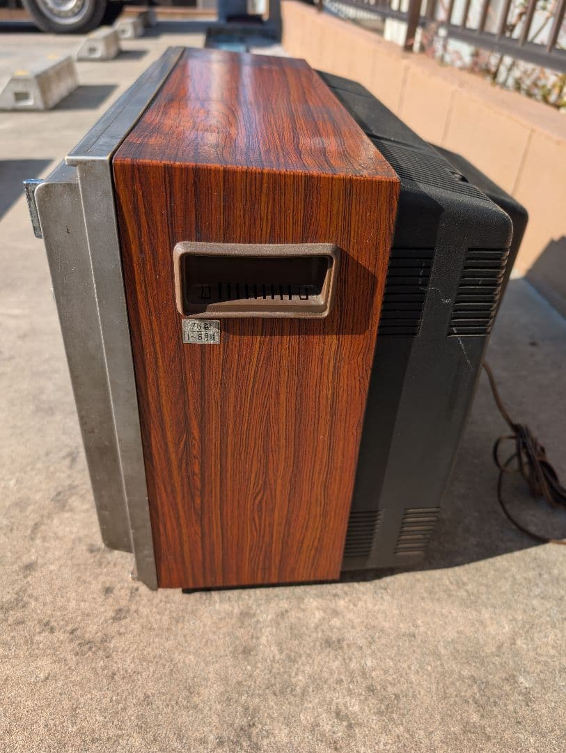 希少！！ビクター カラーTV c-3514型 ブラウン管TV 木目調 ジャンク