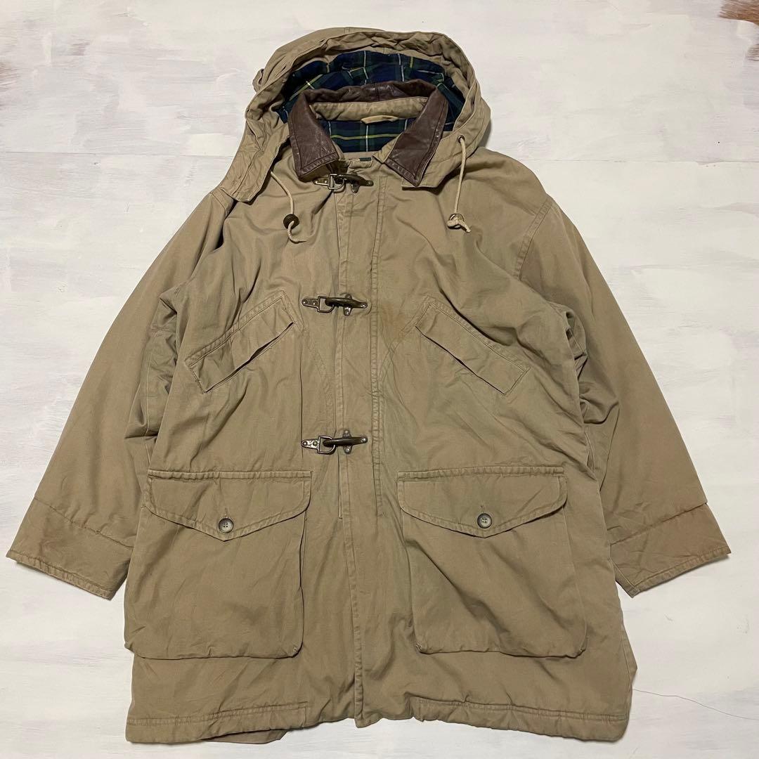 ビンテージ 古着 ファイヤーマンジャケット レザー 大きいサイズ