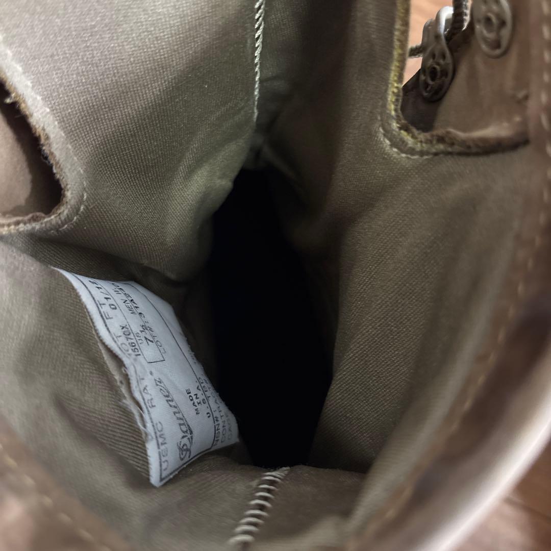 米軍実物　DANNER ミリタリーブーツUS 7.5W 25.5cm 送料無料㉜