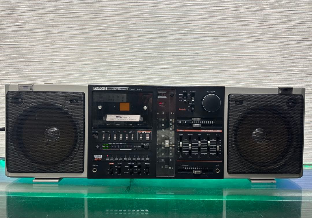 整備品ラジカセ昭和レトロ DIATONE JR-911三菱電機 ダイヤトーン