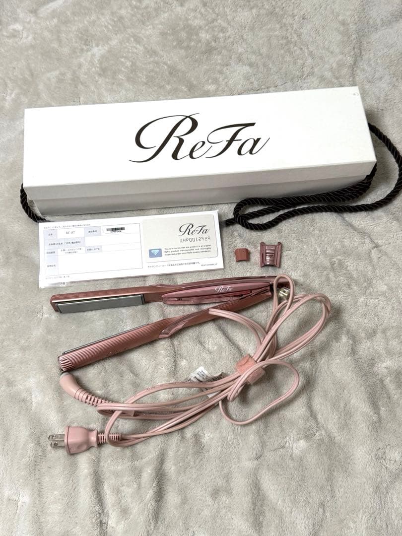 ReFa RE-AT-05A 2024年製 ストレートアイロン ジャンク品ピンク - メルカリ