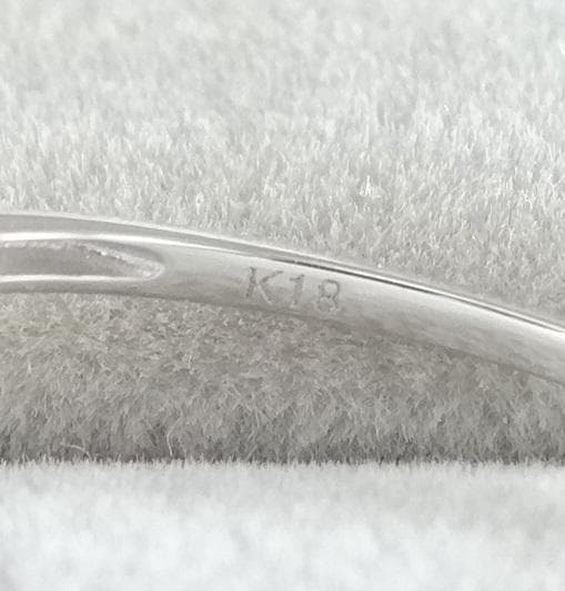 【美品】ルビー　ダイヤモンド　リング　0.45ct　0.09ct　K18WG