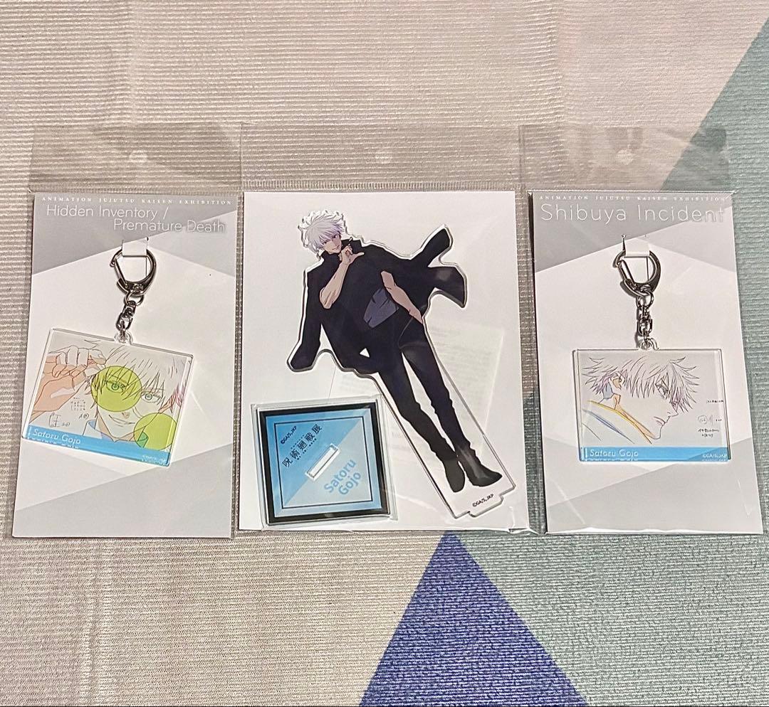 五条悟 アニメーション 呪術廻戦展 渋谷事変 懐玉 玉折 アクリルスタンド 原画 五条悟 アニメーション 呪術廻戦展 渋谷事変 懐玉 玉折 アクリル