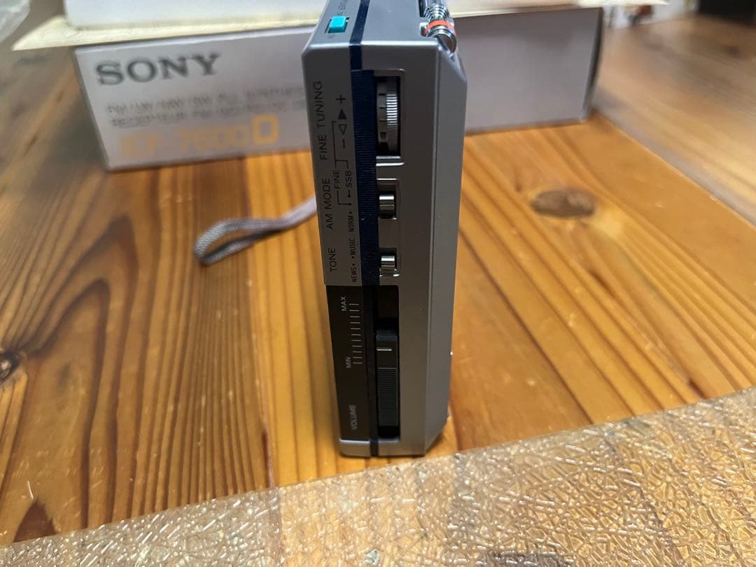 SONY ICF-7600D ➕　広帯域アンテナ　AN-1 セット