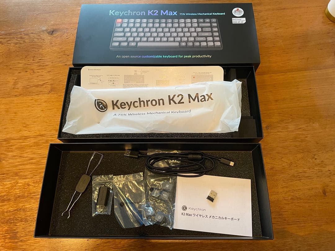 Keychron K2 Max ワイヤレスメカニカルキーボード