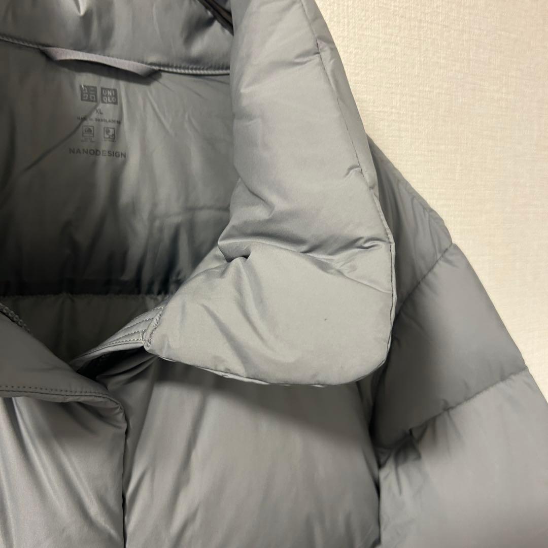 ユニクロ パウダーソフトダウンジャケットblue xlサイズ - メルカリ