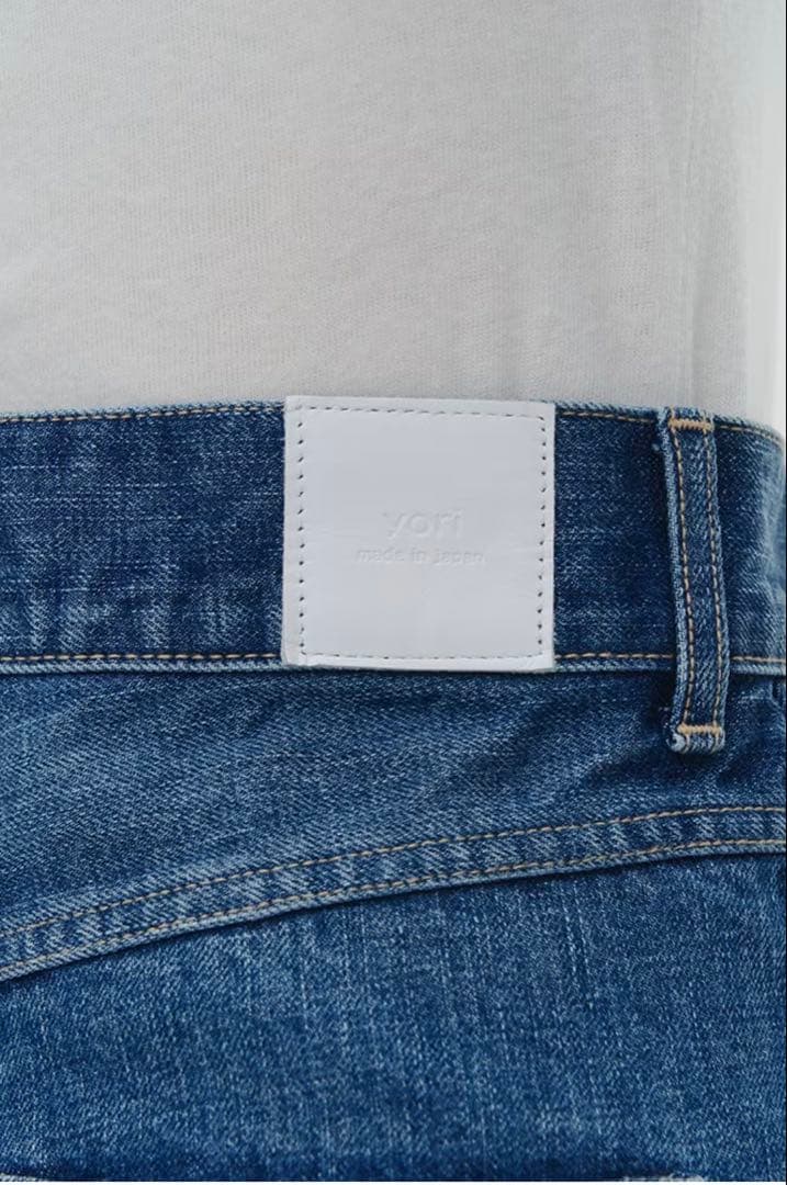 新品】yori Audrey テーパードデニム 34 - パンツベストセラー