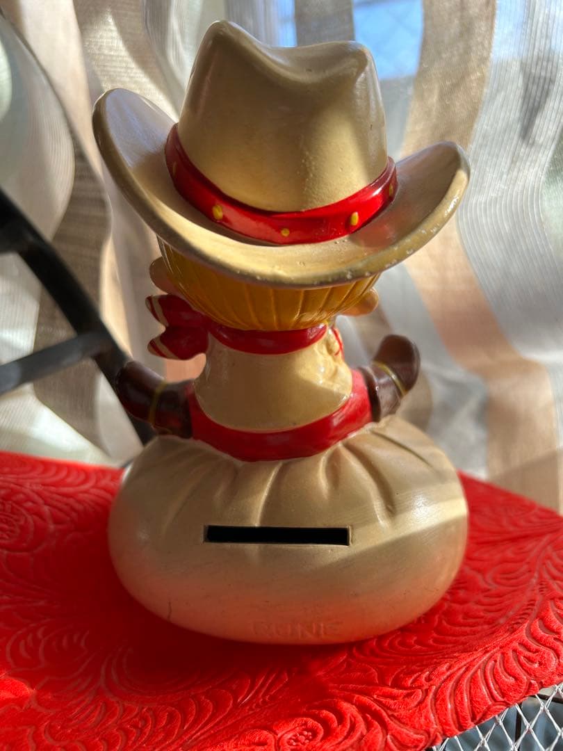 内藤ルネ カウボーイ 貯金箱 昭和レトロ ＄ - メルカリ