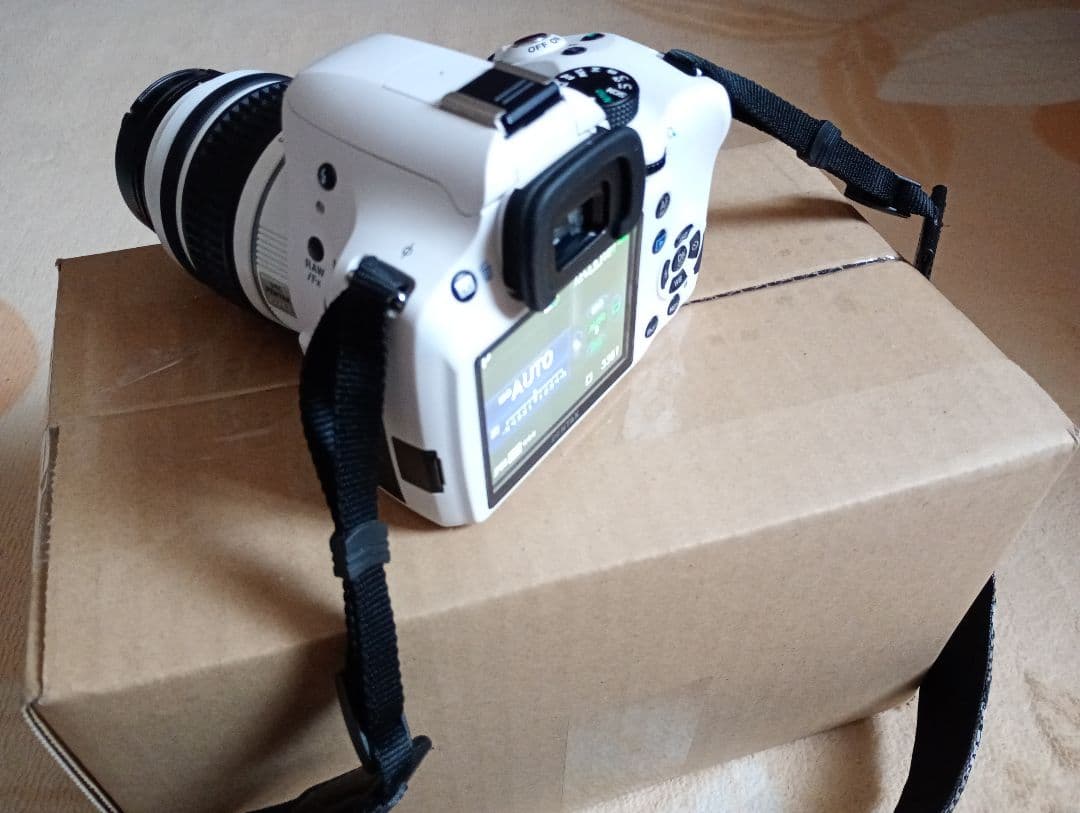 ショット数800枚弱！PENTAX K-50 ホワイト　レンズキット＆送料込み！