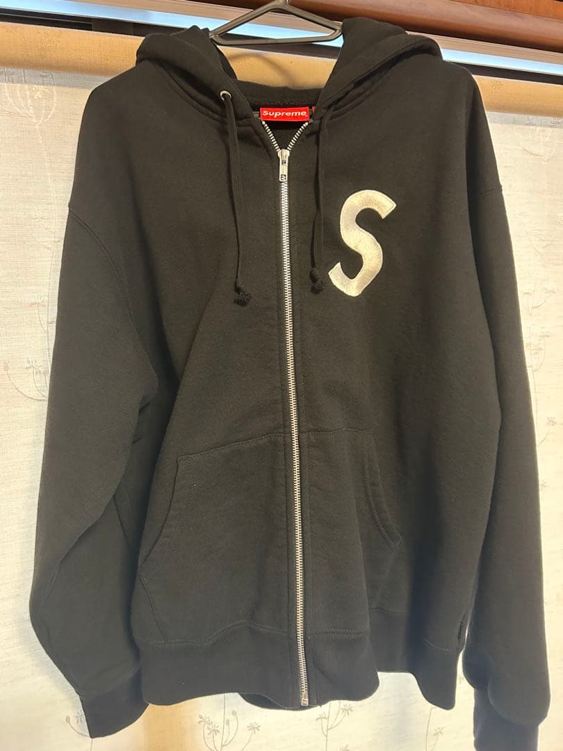 正規品 シュプリームSロゴジップアップパーカー Supreme】S Logo Zip Up Hooded Sweatshirt☆Navy☆24FW☆ (Supreme