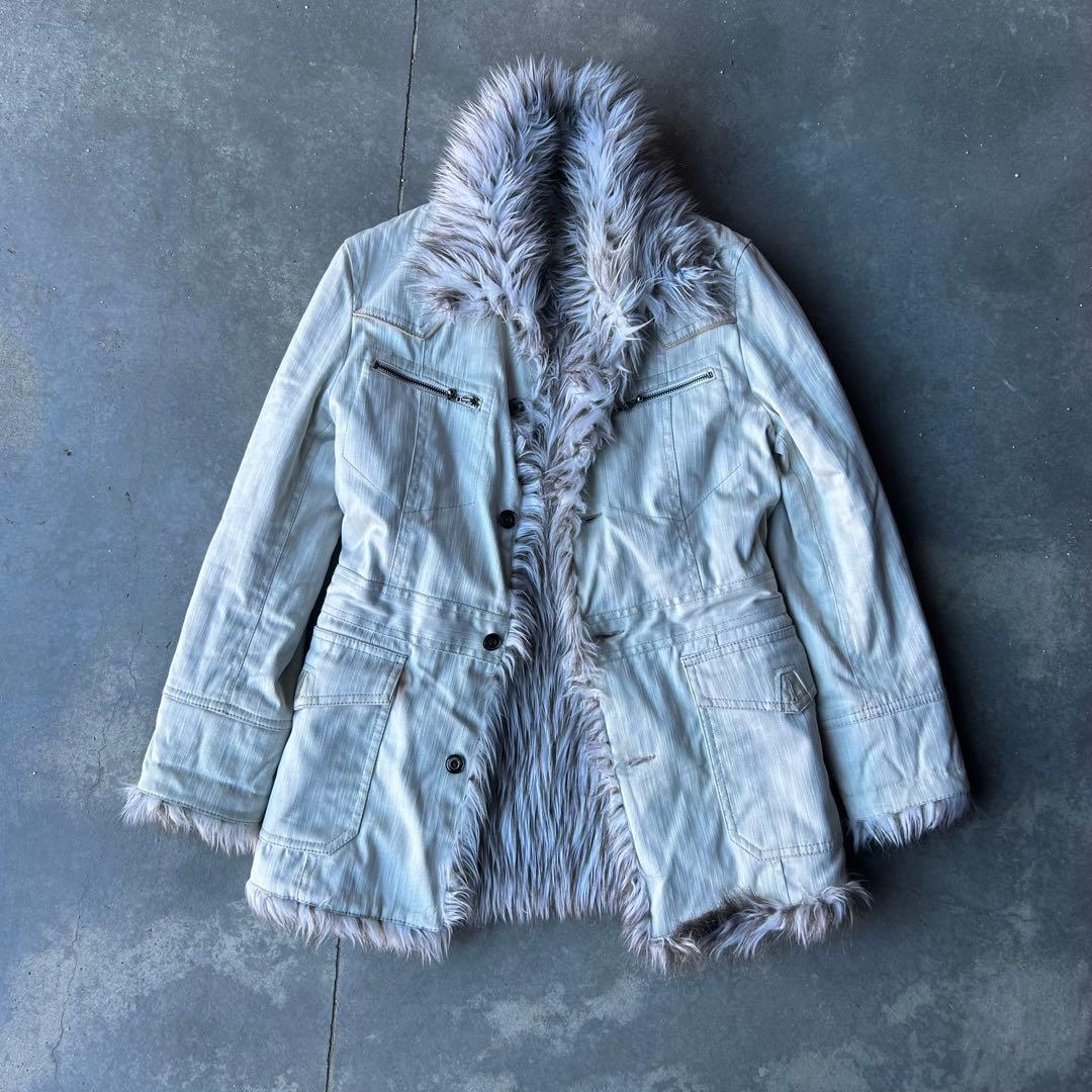 nicole club for men archive ファージャケット y2k 00s archive y2k 平成 ニコルクラブフォーメン ファージャケット