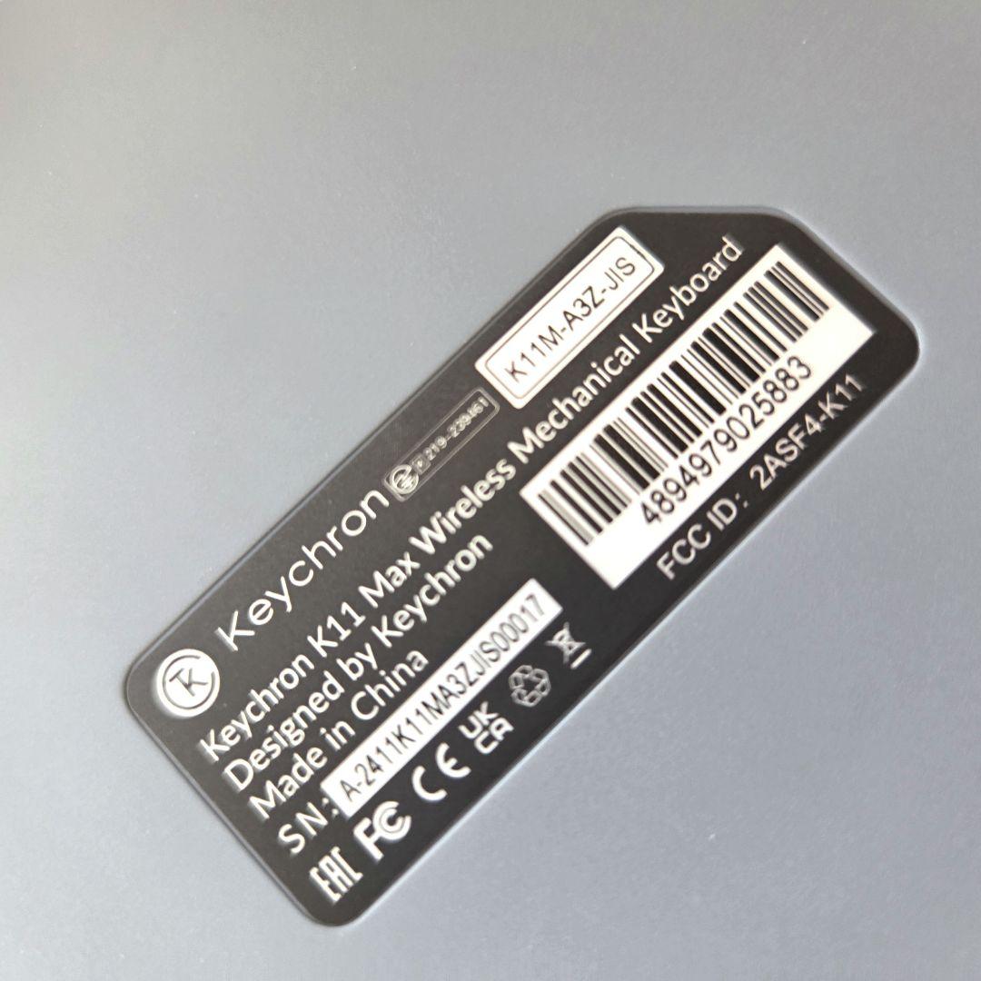 【Keychron】 キークロン K11 Max（Aliceレイアウト）