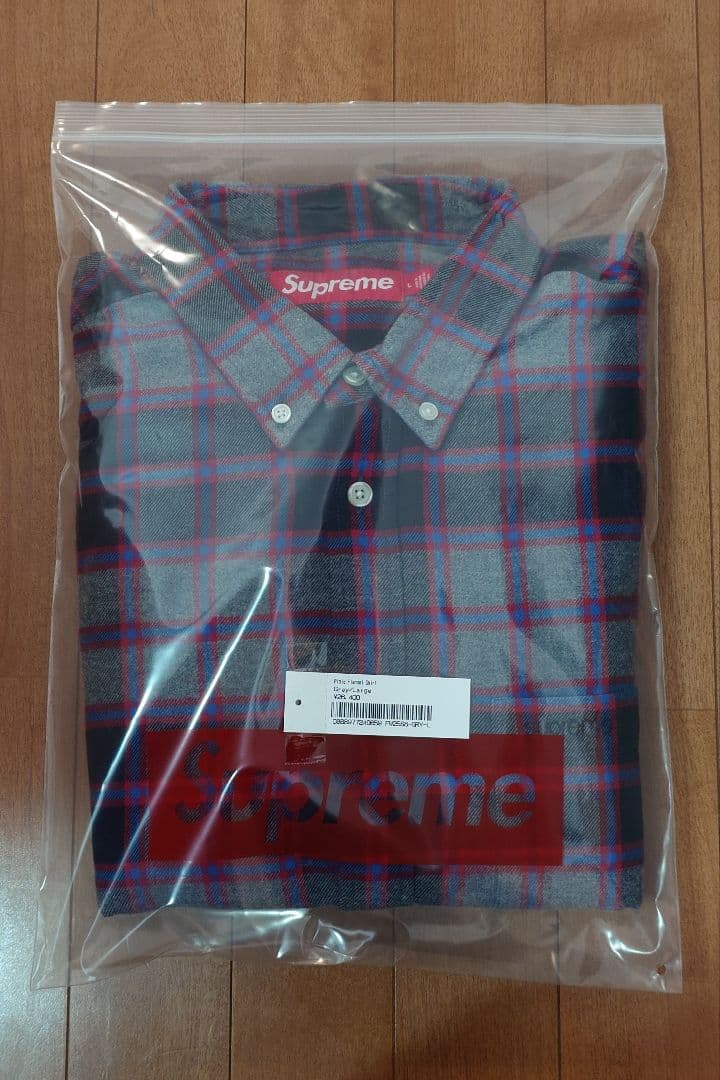 Supreme Plaid Flannel Shirt 25fw サイズL - メルカリ