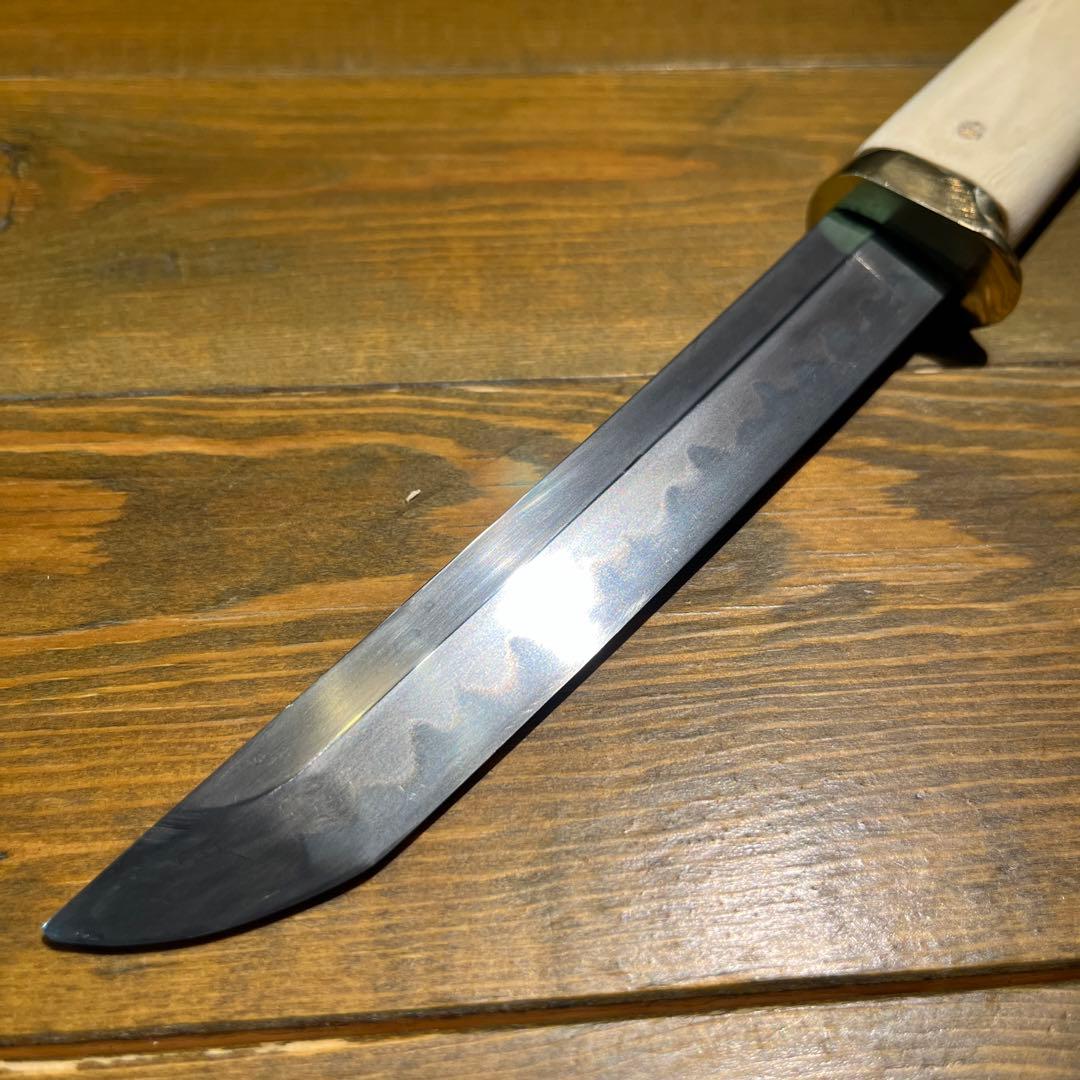 日本刀残欠クラフトナイフNo.17無銘 白鞘（ガタつき直し済み） - メルカリ