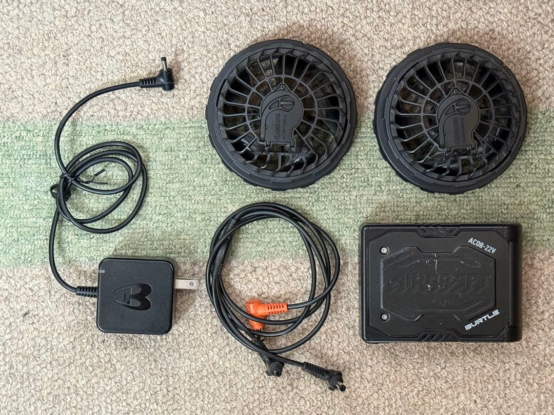 バートル 空調服ファンバッテリーセット 2024年 22V 【中古】