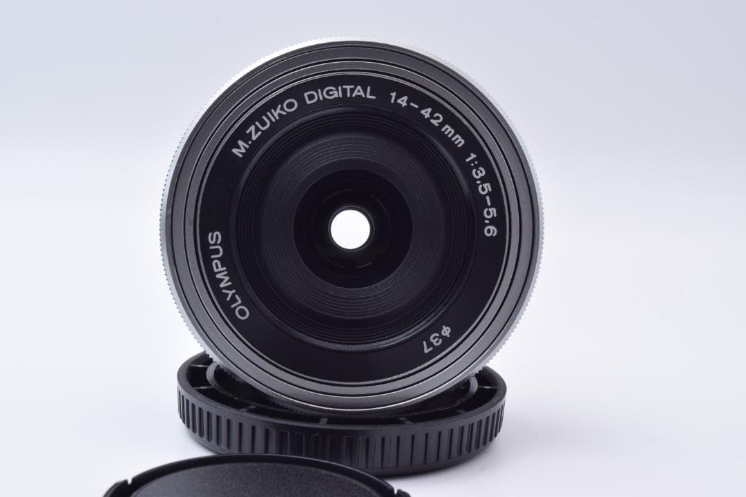 #51b オリンパス 電動パンケーキ ズームレンズ 14-42mm EZ 美品