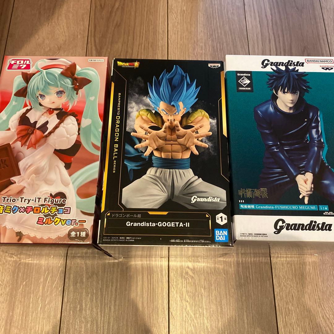 プライズ フィギュア 3点 初音ミク ドラゴンボール 呪術廻戦 - メルカリ