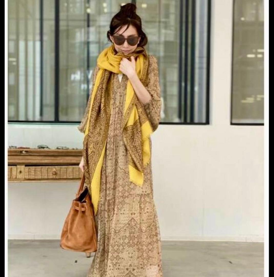 L'Appartement PETRUSSE イエロー ショール ストール - メルカリ