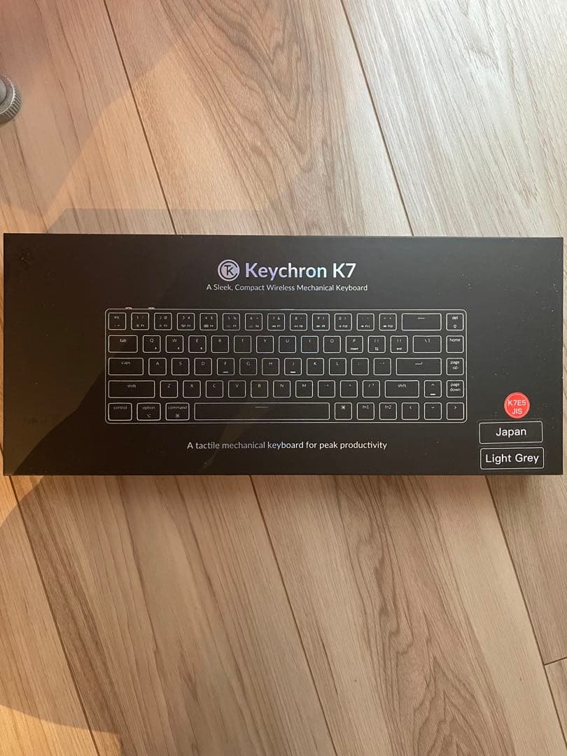 Keychron K7 ライトグレー Keychron K7 Ultra-slim Wireless Mechanical Keyboard