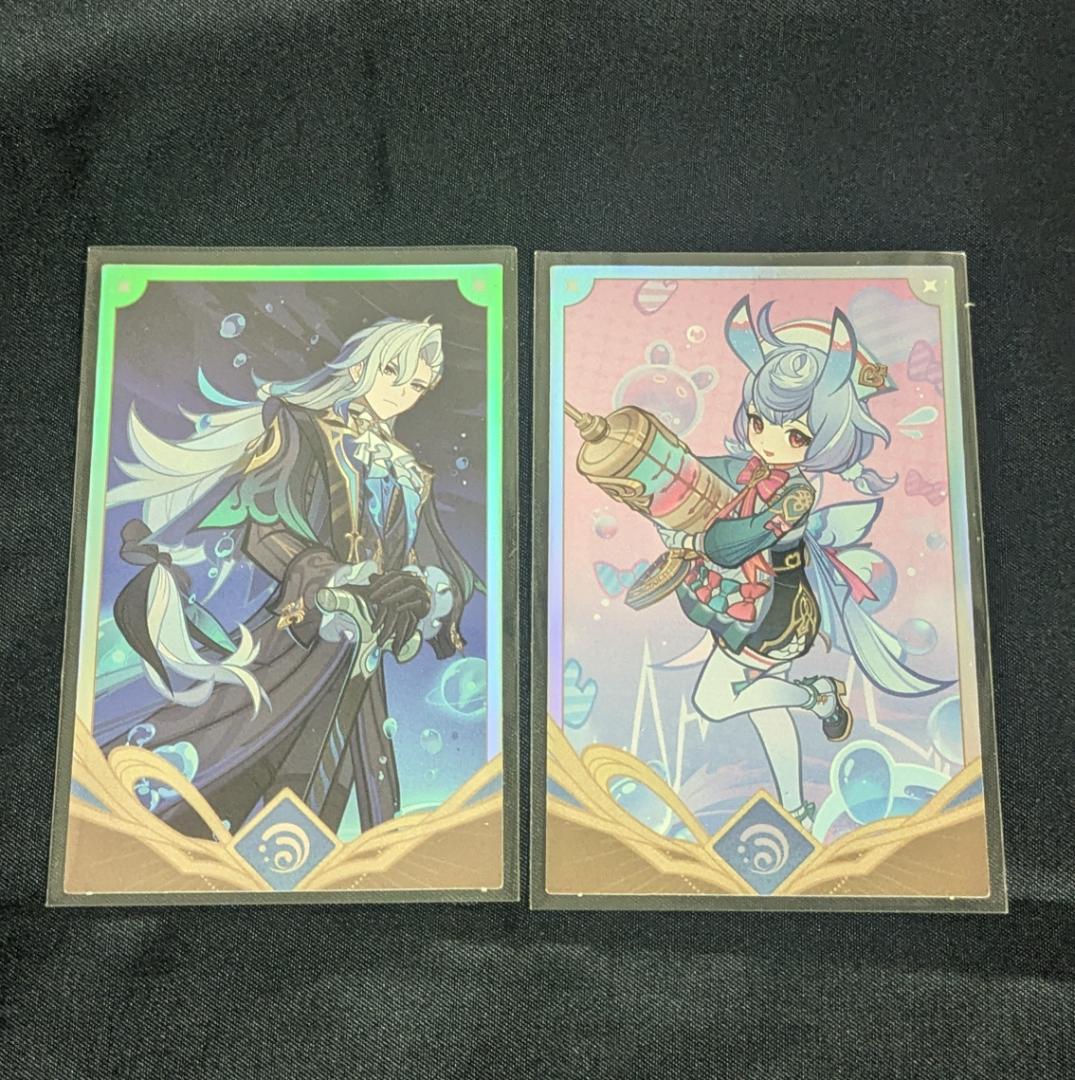 ヌヴィレット シグウィン 七聖召喚 ランダムフォトカード 原神カフェ