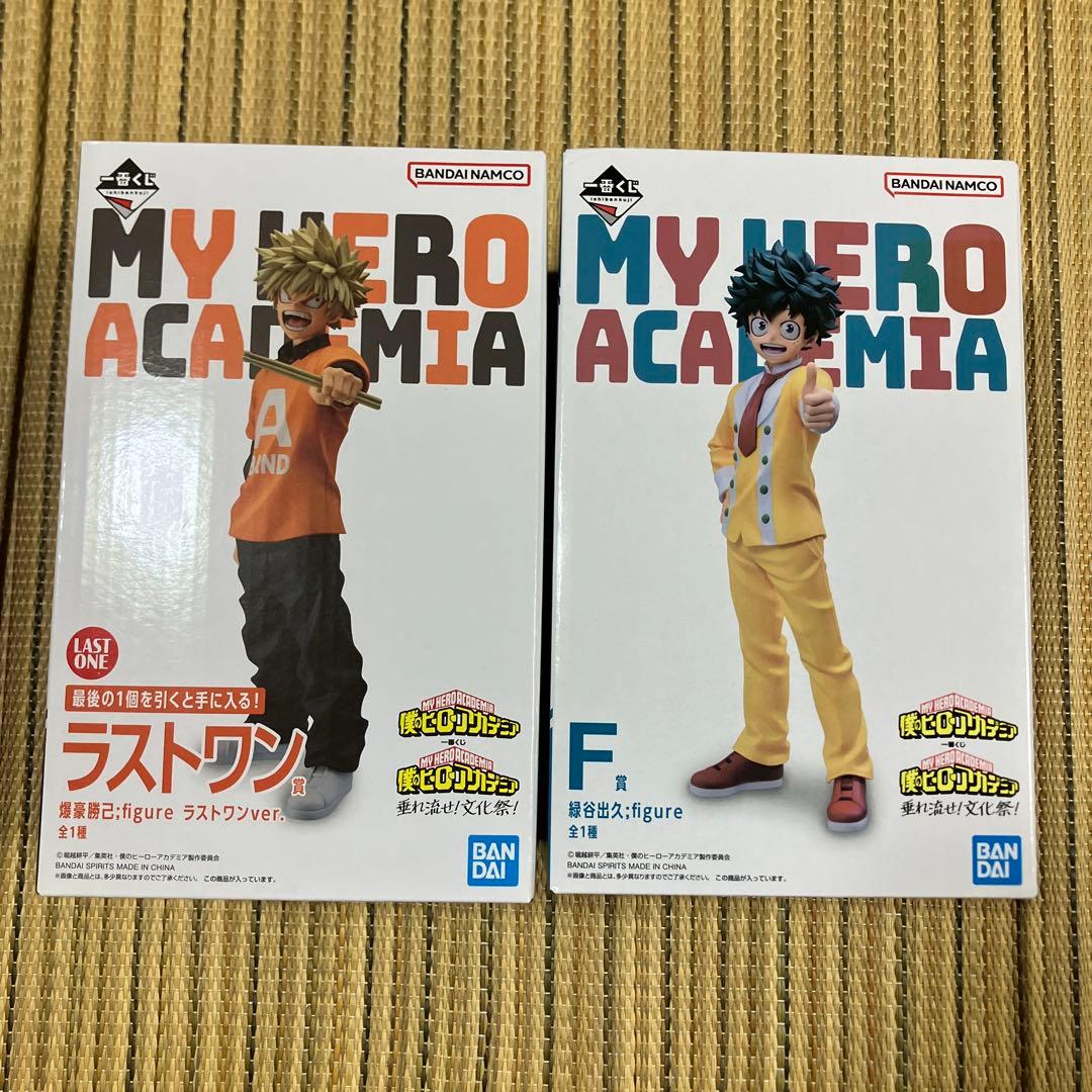 僕のヒーローアカデミア　一番くじ　文化祭　爆轟　緑谷　フィギュア　セット 一番くじ ヒロアカ 垂れ流せ！文化祭！」が2024年1月発売！耳郎響香