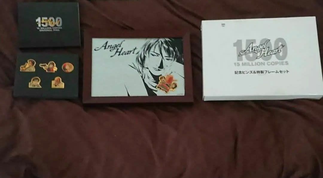 シティーハンター /エンジェルハート 記念ピンズ&フレームセット