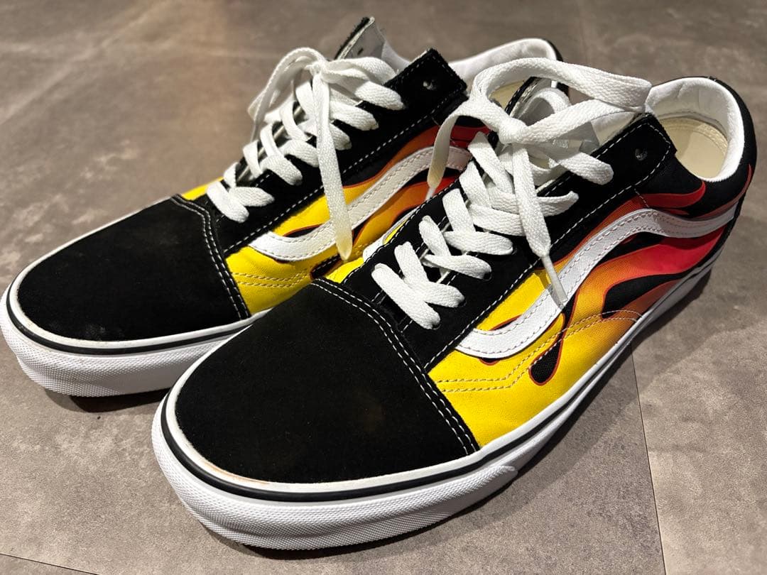 廃盤vansバンズオールドスクール/ファイヤーオーセンティックチャック