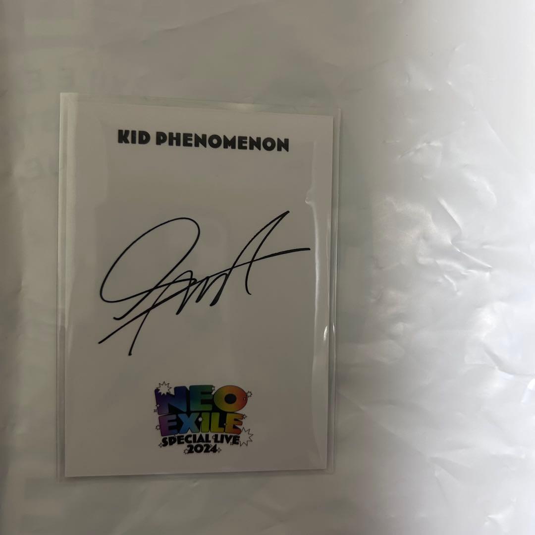 KID PHENOMENON フォトカード 川口蒼真サイン入り - メルカリ