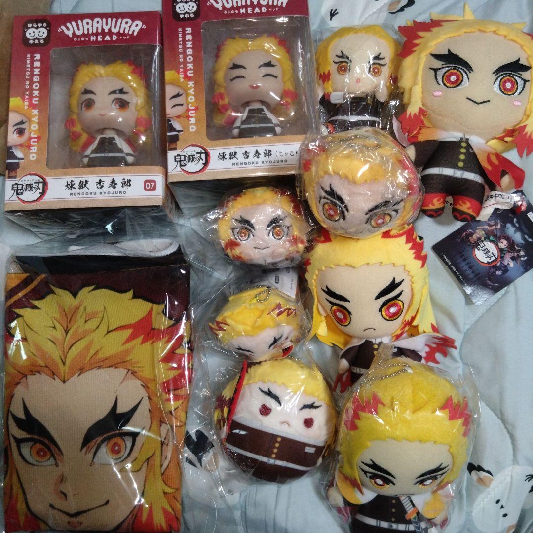 鬼滅の刃 煉獄杏寿郎 ゆらゆらヘッド ぬいぐるみ まとめ売り もちころ